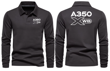AIRBUS A350 XWB LONG SLEEVE POLO